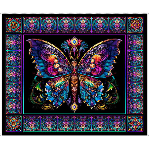 NIGHT FLIGHT BUTTERFLY PANEL