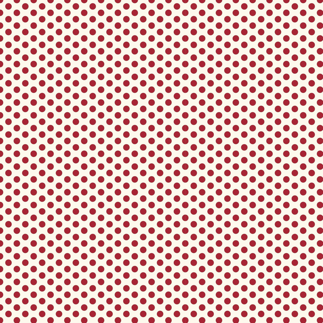 RED SPOTS ON WHITE