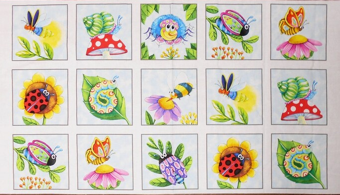 INSECTS ALL AROUND - BUG PANEL