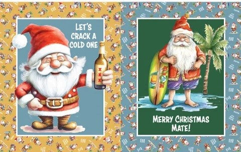 OLD MATE SOBER SANTAS SACK PANEL