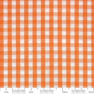 GINGHAM 1/4"145CM ORANGE