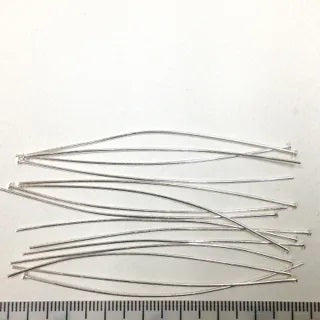 HEAD PINS SILVER 75MM PKT 15