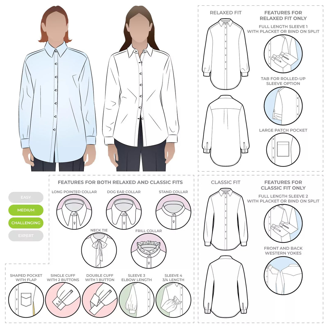 STYLE ARC CLAYTON WOVEN SHIRT PACK 10-22