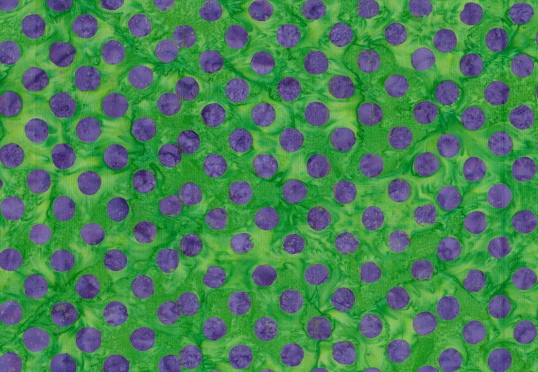 BATIK BIG SPOTS PURPLE - GREEN BG