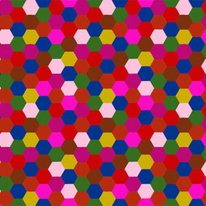 PIECEWORK: HEXAGONS - LUSH