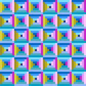 PIECEWORK: LOG CABIN - CHEERY