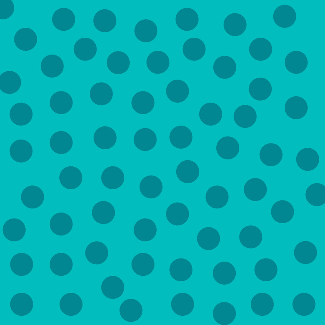A IS FOR AUSSIE TURQUOISE DOTS