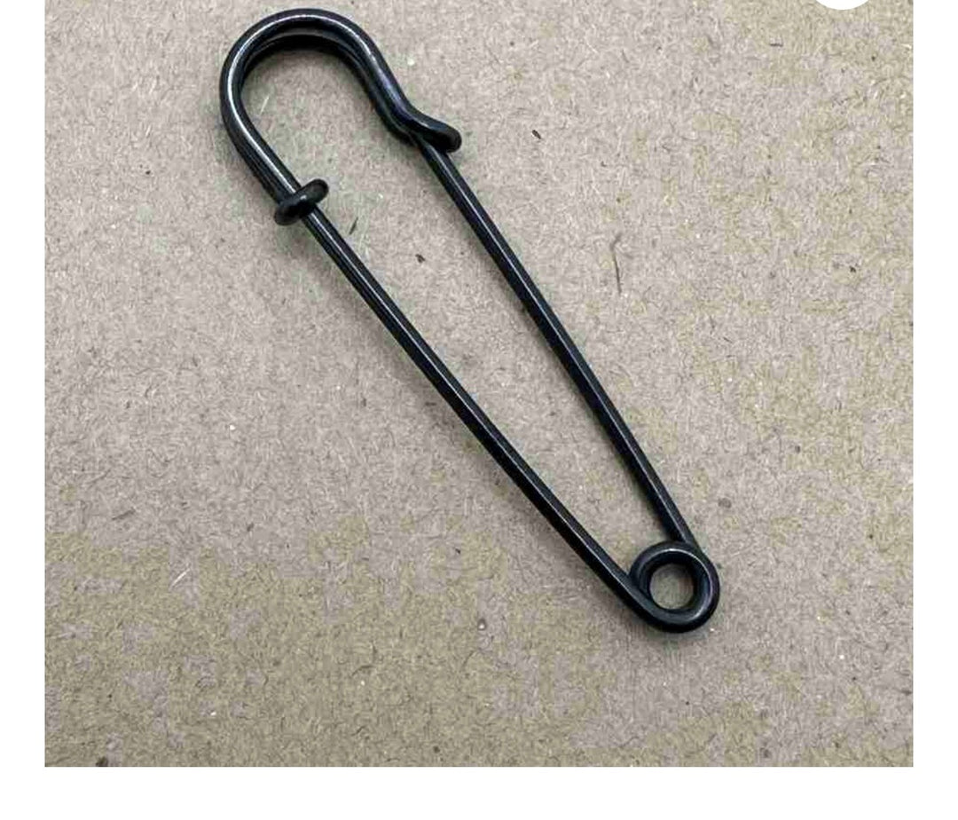 TERRIES BUTTONS KILT PIN BLACK 50MM OM
