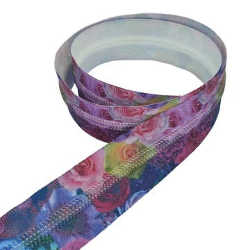 ZIPPER #5 VINTAGE ROSE ZIPPER TAPE