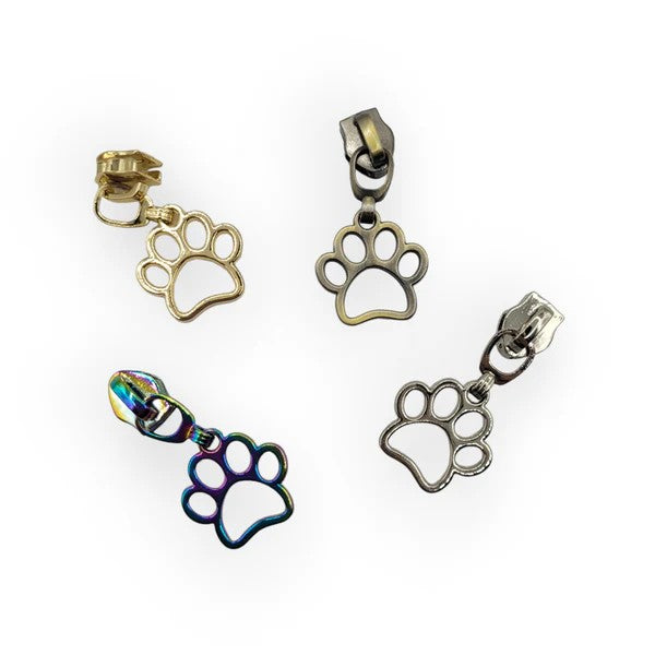 ZIPPER PAW PRINT PULLER RAINBOW 5