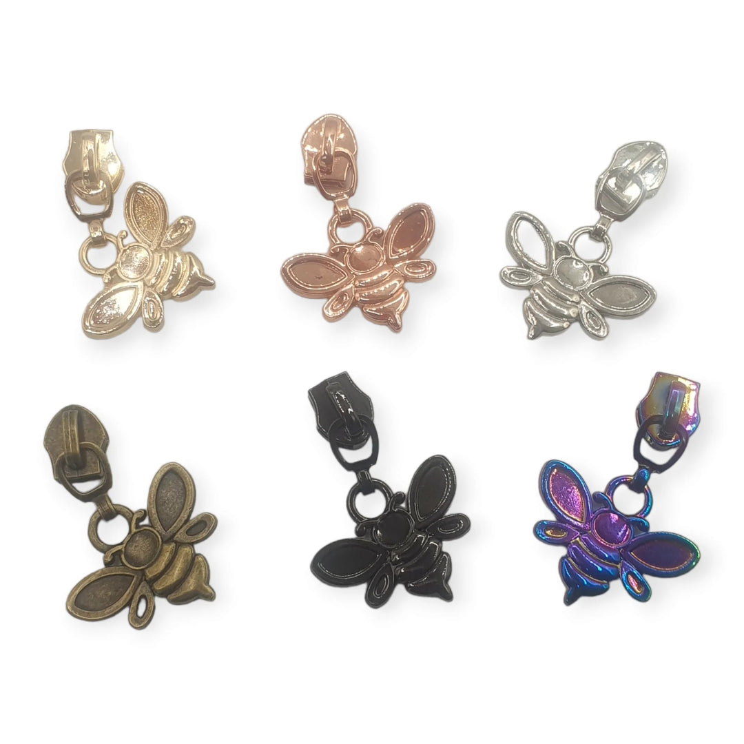 ZIPPER CUTE BEE PULLER GOLD
