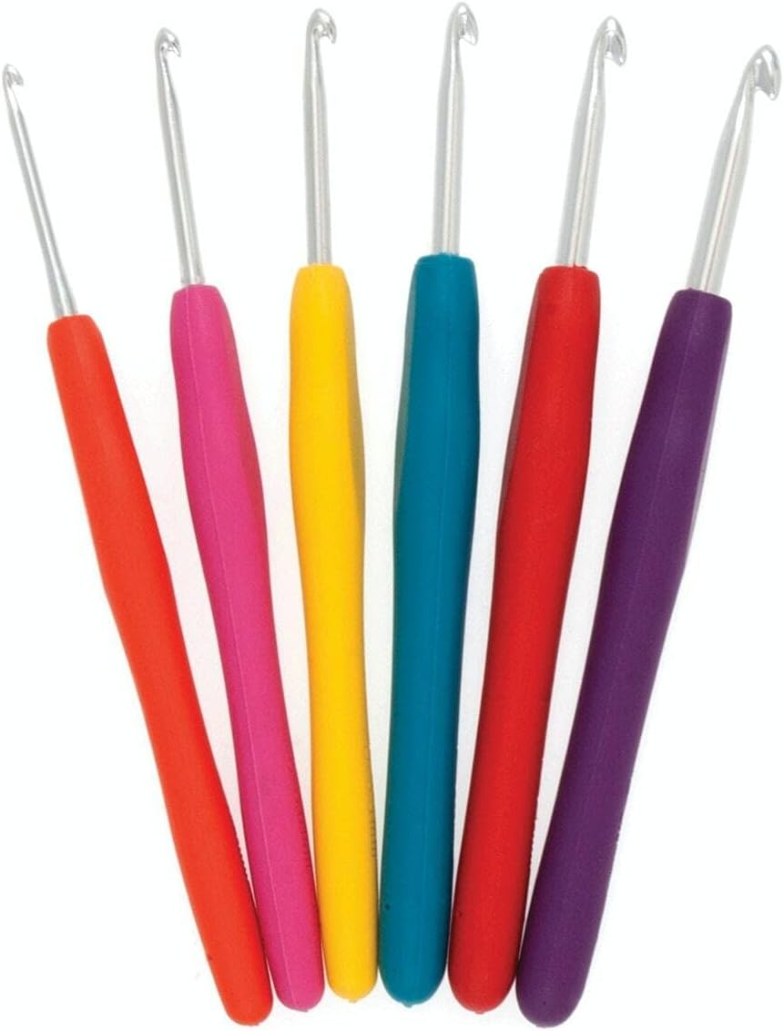 CROCHET HOOKS SOFT GRIP 6 PCS