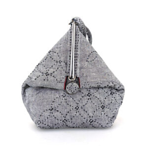 SASHIKO SLIDE CLASP PURSE BLACK FULL KIT