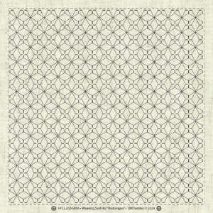 SASHIKO CLOTH WEAVING HYDRANGEA GREIGE