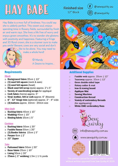 HAY BABE PATTERN