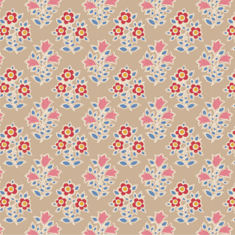 TILDA JUBILEE 110099 FARM FLOWERS SAND