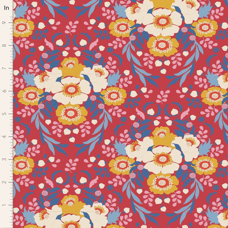 TILDA JUBILEE 100541 ANEMONE RED