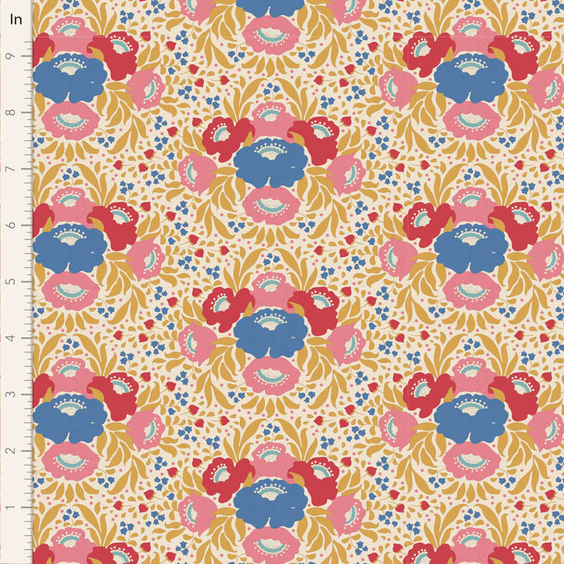 TILDA JUBILEE 100548 AUTUMN BOUQUET MUSTARD