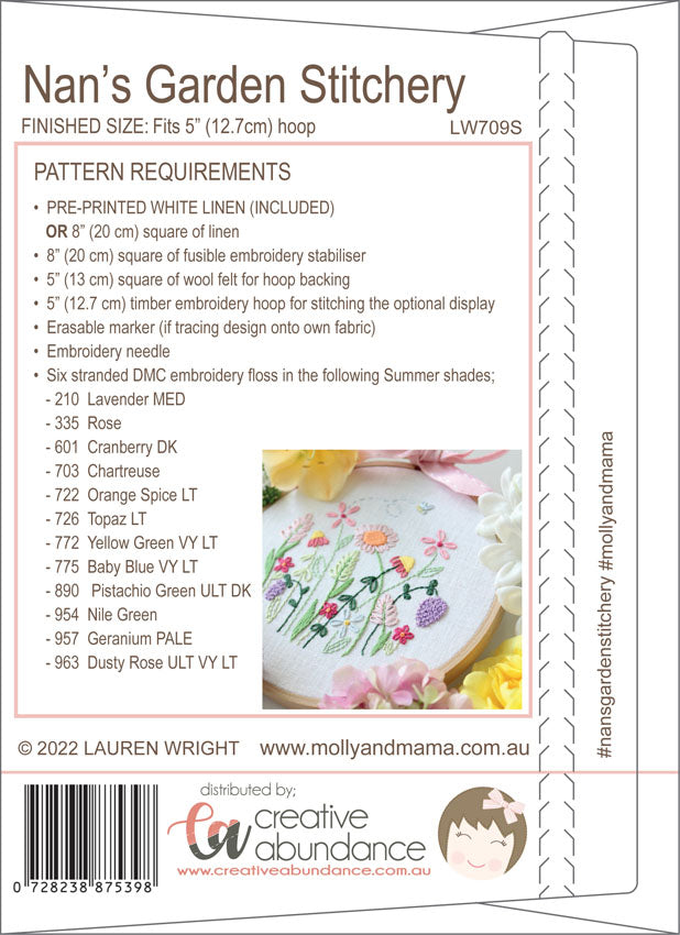 NANS GARDEN STITCHERY - SUMMER