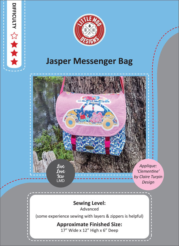 JASPER MESSENGER BAG PATTERN