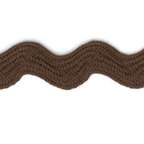 BRAID RIC RAC 20MM BROWN