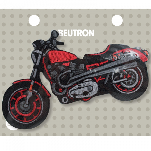 IRON ON MOTIF - MOTORBIKE