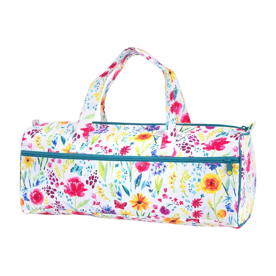 CARRY CASE/ KNITTING STORAGE BAG - ARTISTIC FLORAL