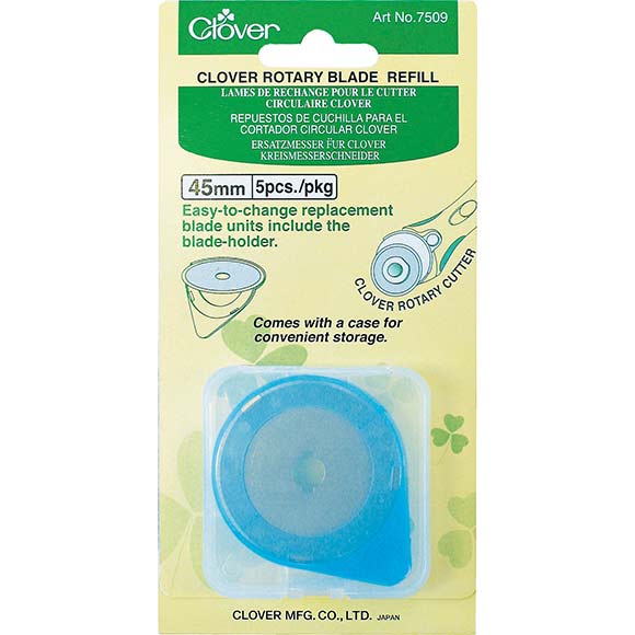 ROTARY BLADE 45MM CLOVER (5PCE)