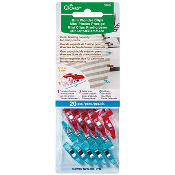 WONDER CLIPS MINI CLOVER 20PCS