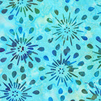 SUMMER DAYS BATIK PRINT 3325Q-X AQUA