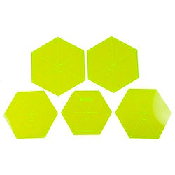 HEX TEMPLATES X-LGE 8.5 - 10.5 INCH