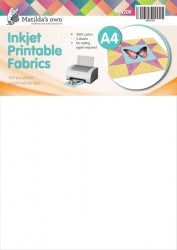 PRINTABLE FABRIC INJET A4 SHTS (5)