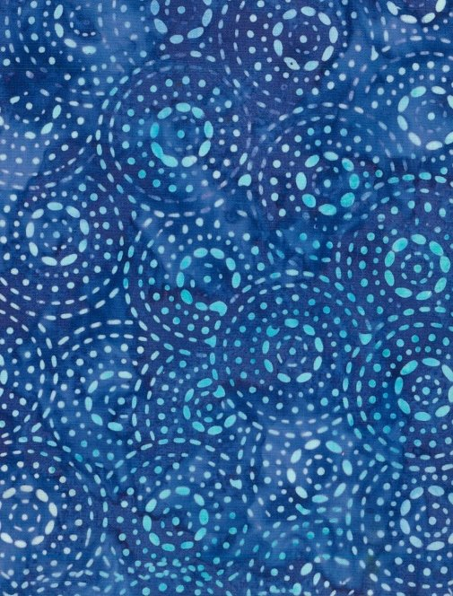 BATIK DOTS & DASHES RANGE - DARK BLUE 