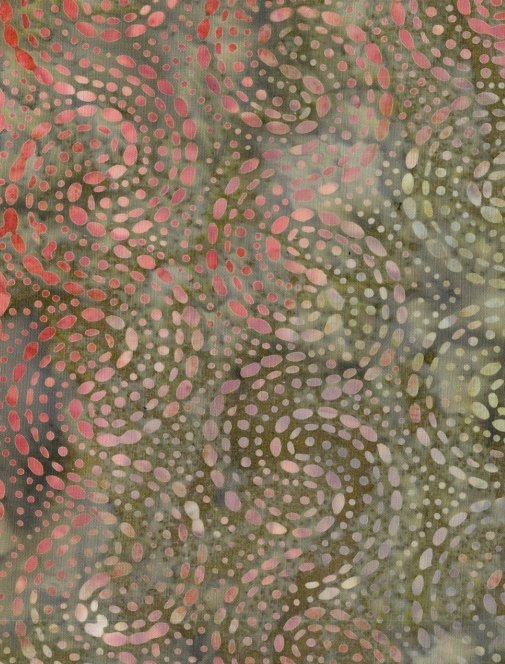 BATIK DOTS AND DASHES - OLIVE DOTS