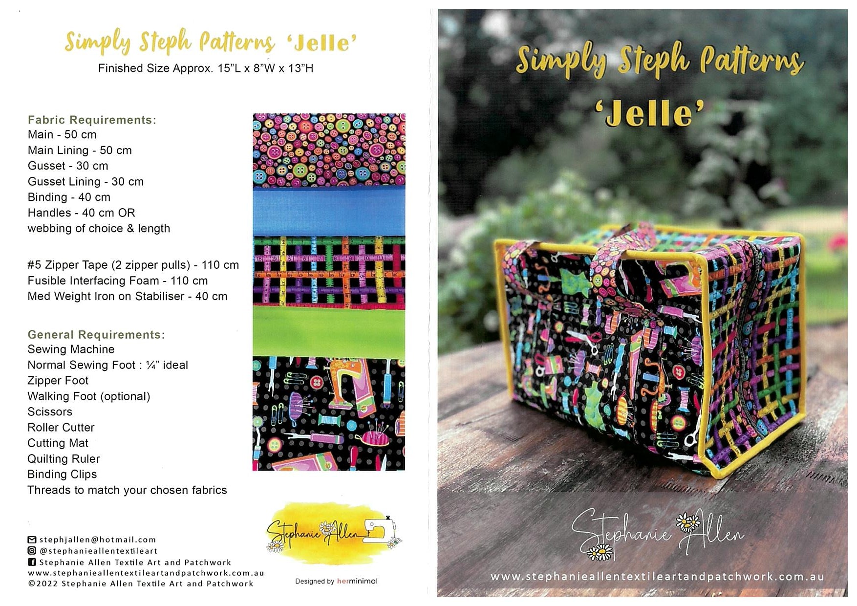 SIMPLY STEPH PATTERNS - JELLE – Needleworx Mackay