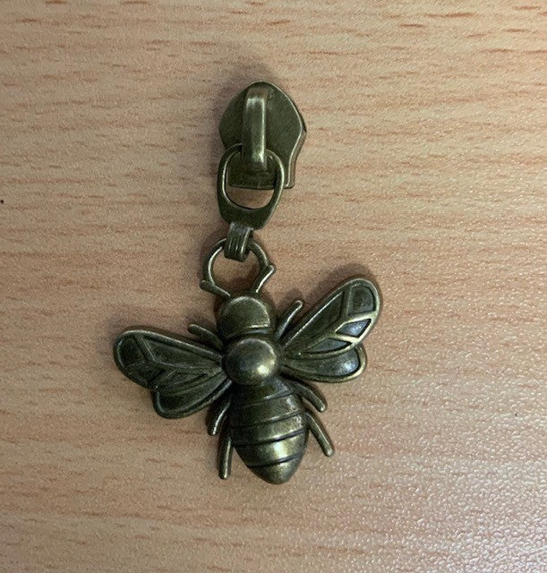 ZIPPER #5 PULL - BEE BRONZE