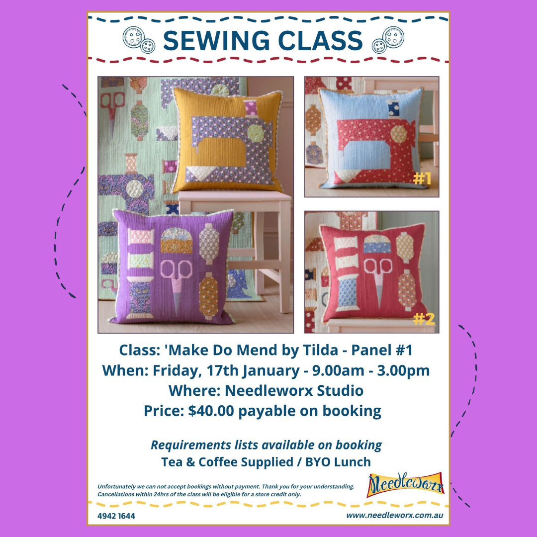 SEWING CLASS - MAKE DO MEND #1