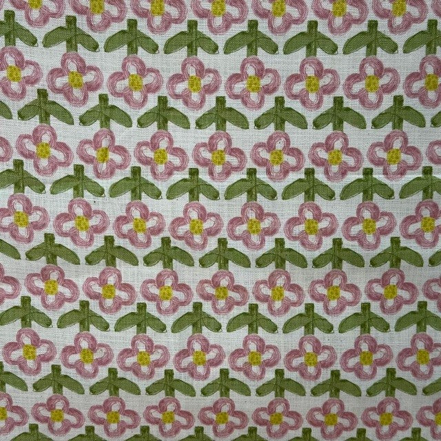 SEVENBERRY LINEN LIKE COTTON FLOWER PINK