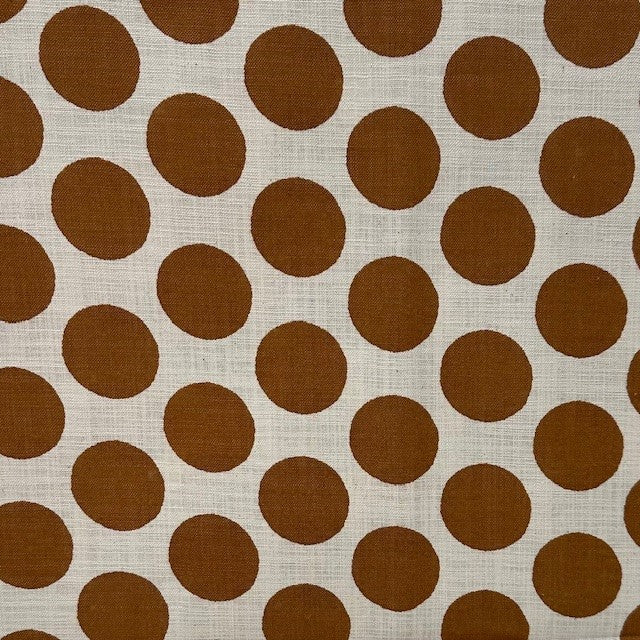 SEVENBERRY BIG DOTS KURUMI LINEN LIKE COTTON