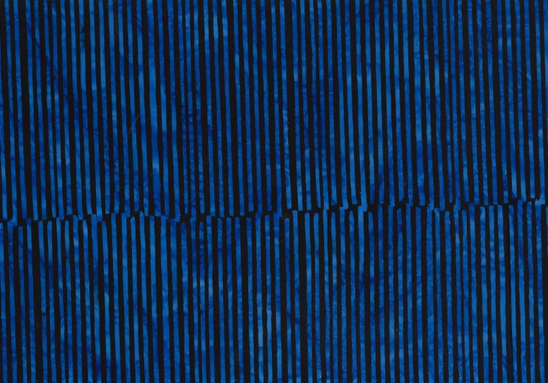 BATIK STRIPES BLUE & BLACK