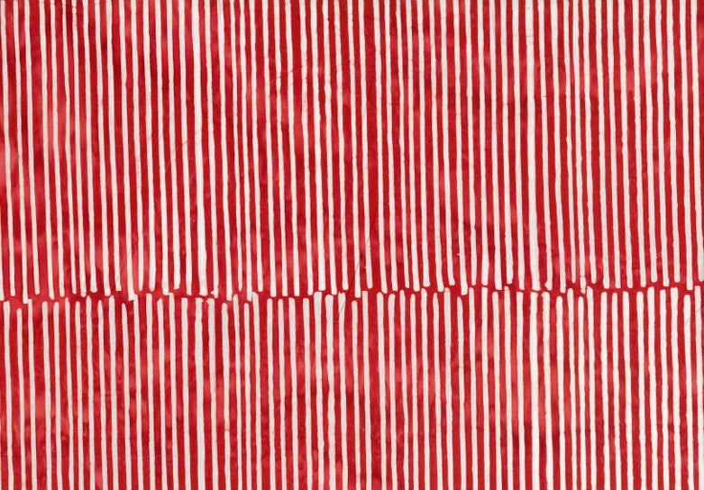 BATIK STRIPES RED & WHITE