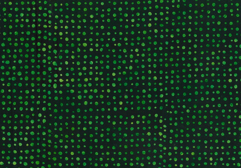 BATIK SPOTS GREEN - BLACK BG