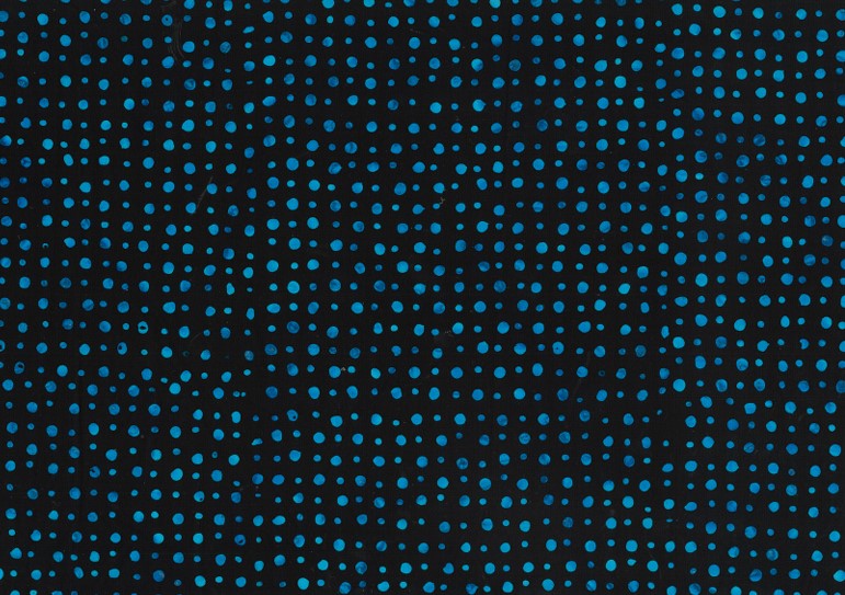 BATIK SPOTS BLUE - BLACK BG