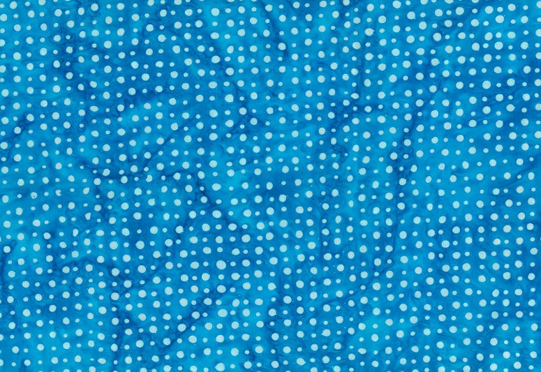 BATIK SPOTS WHITE - BLUE BG