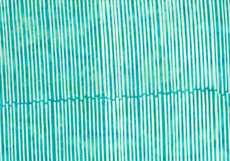 BATIK STRIPES TEAL & WHITE