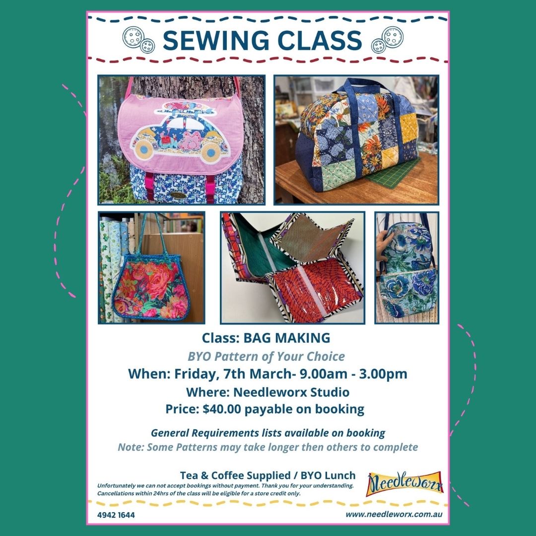 SEWING CLASS - BAG MAKING