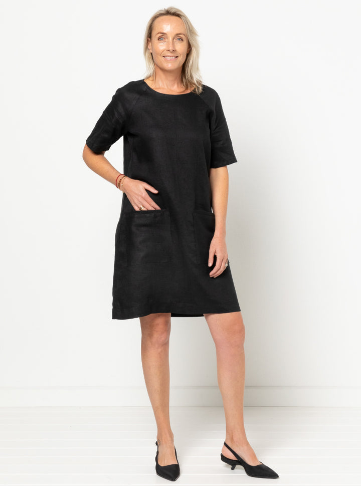 STYLE ARC MARY WOVEN SHIFT DRESS 18 -30