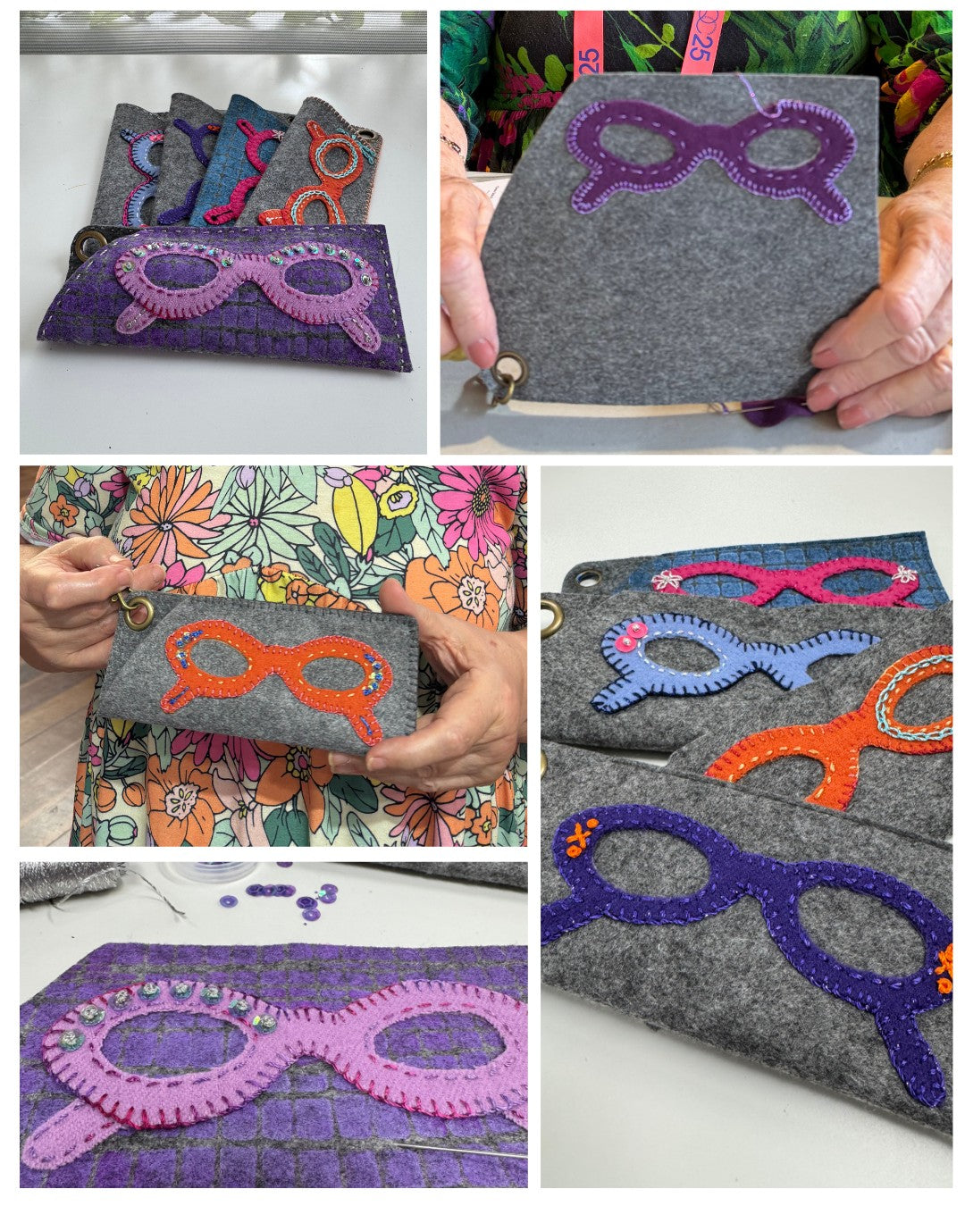 QUICK MAKE GLASSES CASE WITH WONDERFIL