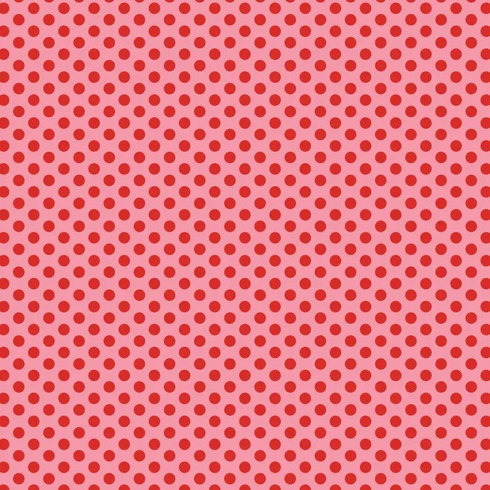 DV POLKED AGAIN - STRAWBERRY