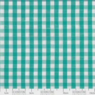 GINGHAM 1/4'' 145CM TEAL